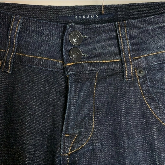 Hudson Low Rise Signature Bootcut Jeans Women’s Size 26 Made in USA W170DHA - Picture 3 of 4